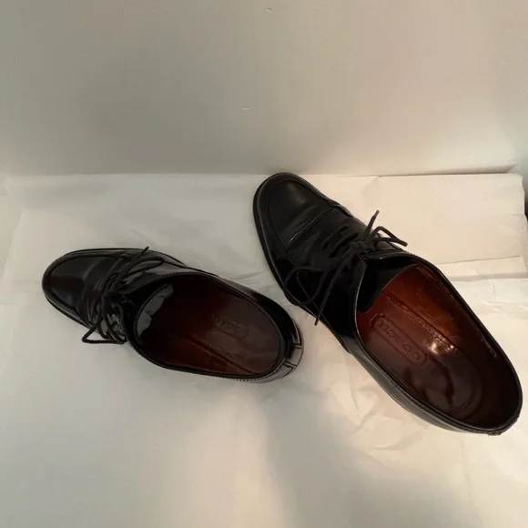 Coach Black Leather Women's Lyla Loafers oxfords - Picture 11 of 12